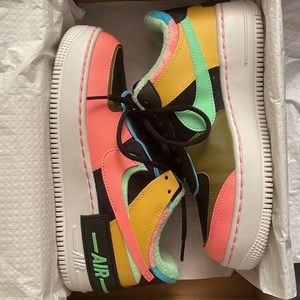 Nike women’s Air Force shadow SE Solar Flare/Atomic Pink EXCELLENT condition